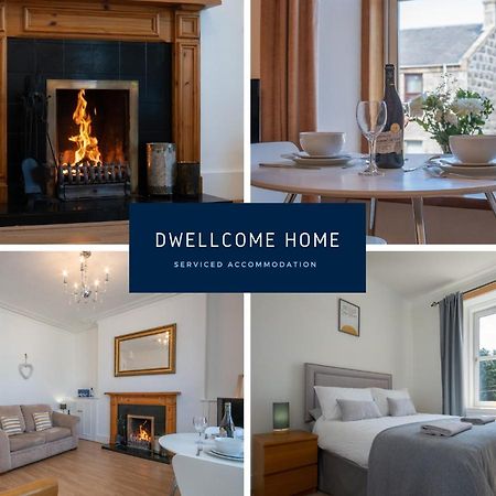 Dwellcome Home Ltd 1 Bed Apt, Half Mile To Union Street Yet Quiet, Free Parking, Fast Wifi, Ideal For Long Term Contractor, Etc Stays, Fully Equipped Kitchen, Regular Housekeeping Option - See Our Site For Assurance Aberdeen Exteriér fotografie