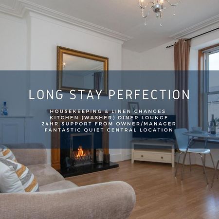 Dwellcome Home Ltd 1 Bed Apt, Half Mile To Union Street Yet Quiet, Free Parking, Fast Wifi, Ideal For Long Term Contractor, Etc Stays, Fully Equipped Kitchen, Regular Housekeeping Option - See Our Site For Assurance Aberdeen Exteriér fotografie