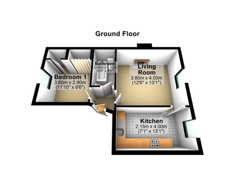 Free Parking, 1 Bed Apt, Half Mile To Union Street Yet Quiet, Fast Wifi, Ideal For Long Term Contractor, Etc Stays, Fully Equipped Kitchen, Regular Housekeeping Option - See Our Dwellcome Home Ltd Site For Assurance Aberdeen Exteriér fotografie